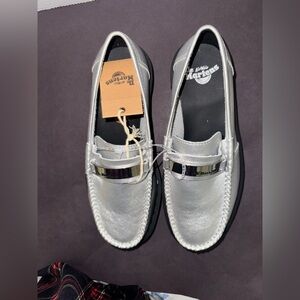 Dr. Martens Penton II Quad Metallic Leather Loafers Women size 9 Men size 8 BNWT